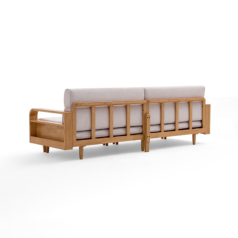 Gaston Sofa Bed with Rubberwood Frame 221cm / 259cm / 288cm – view 13
