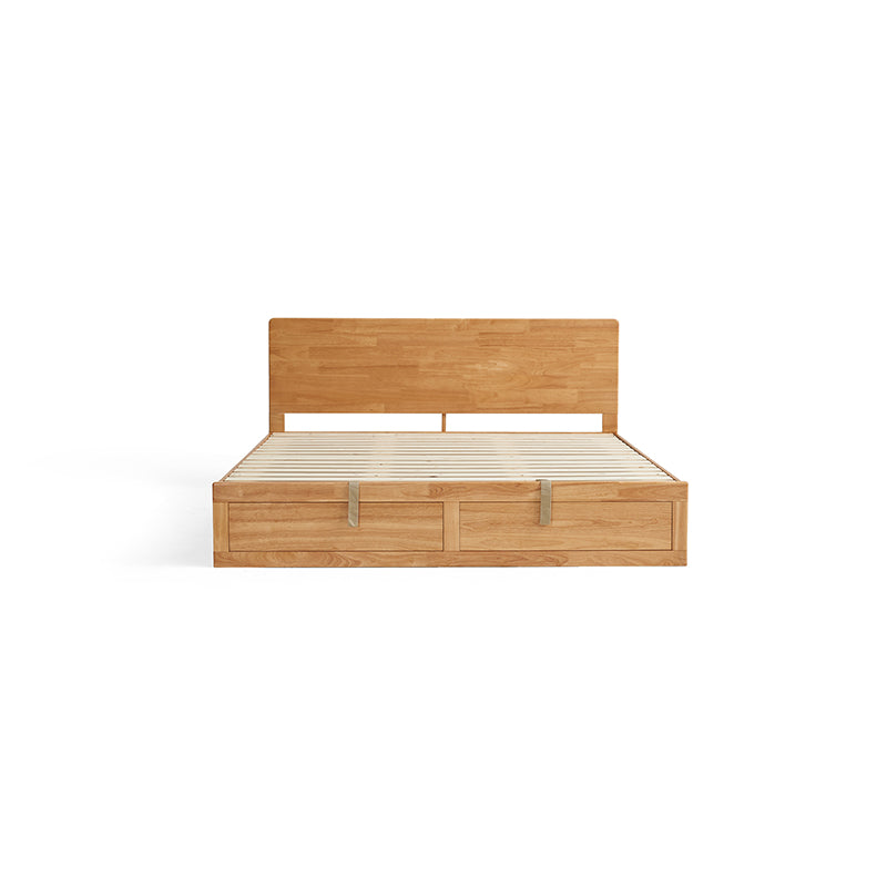 Gemma rubberwood bed frame with under-bed storage – view 12
