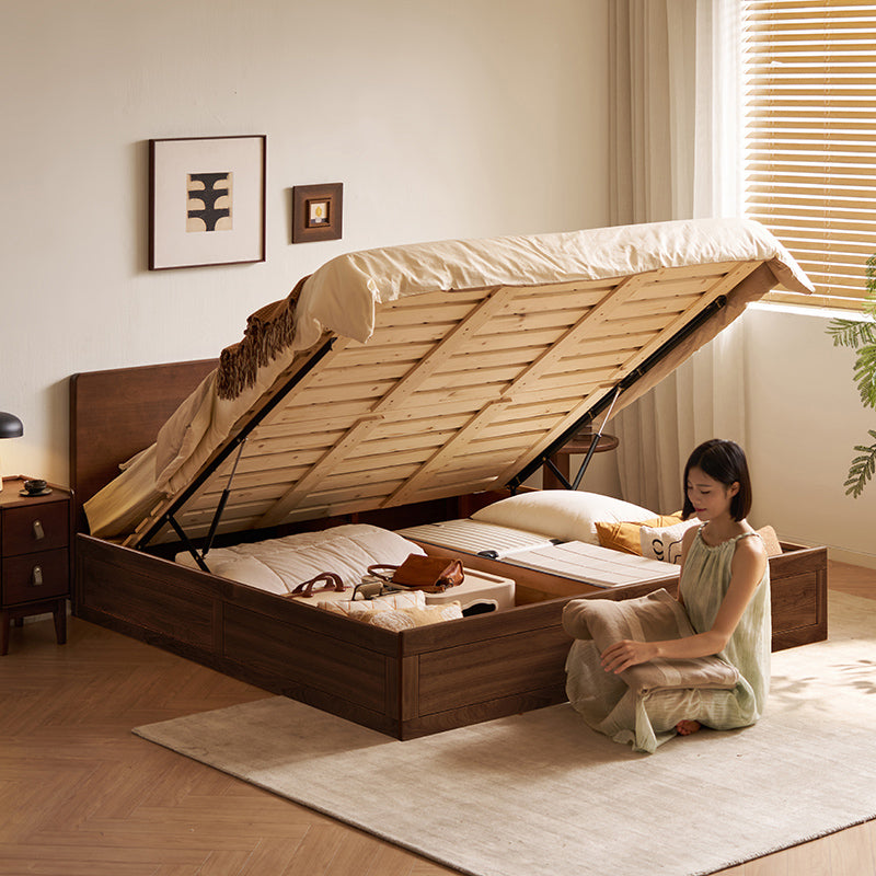 Gemma rubberwood bed frame with under-bed storage – view 19