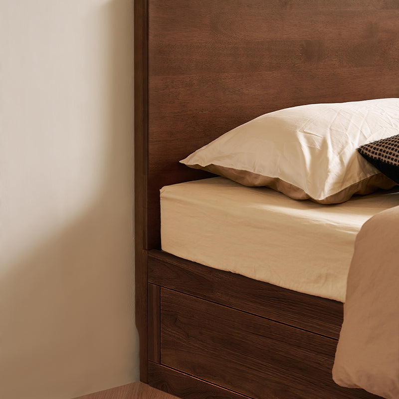 Gemma rubberwood bed frame with under-bed storage – view 20