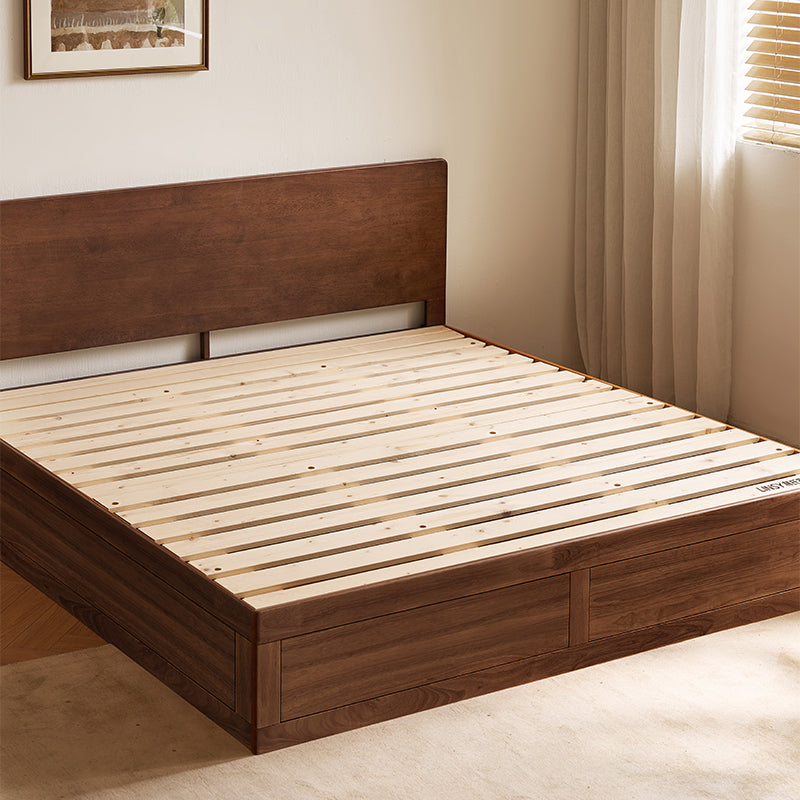 Gemma rubberwood bed frame with under-bed storage – view 22