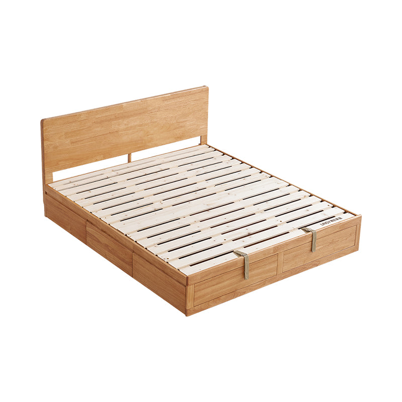 Gemma rubberwood bed frame with under-bed storage – view 33