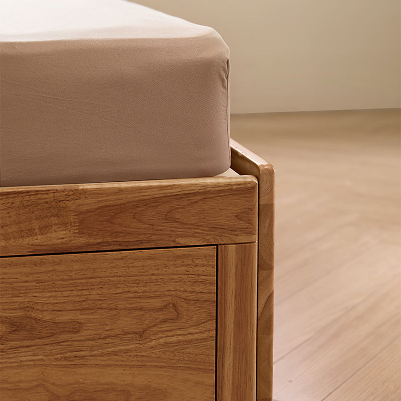 Gemma rubberwood bed frame with under-bed storage – view 8