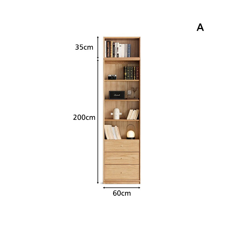 Gregory solid ash wooden bookshelf – view 13