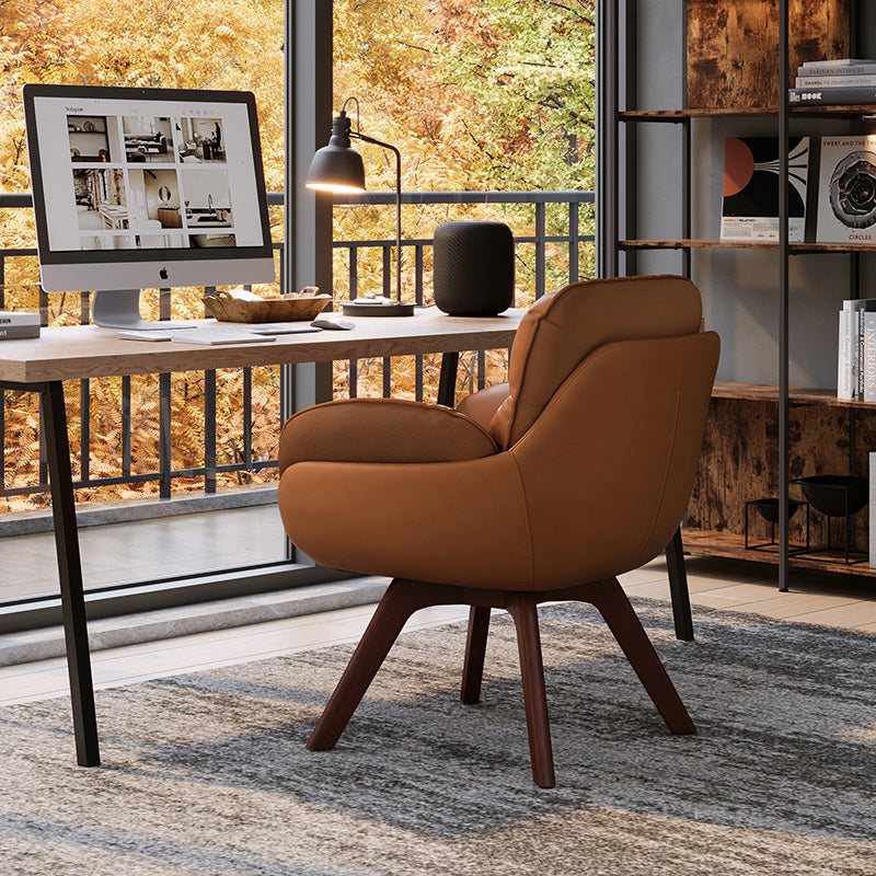 Griffin 360-Degree Swivel Office Chair in Artificial Leather – view 15