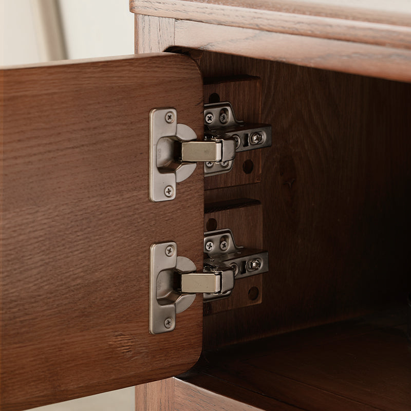 Grove solid American oak TV unit – view 15