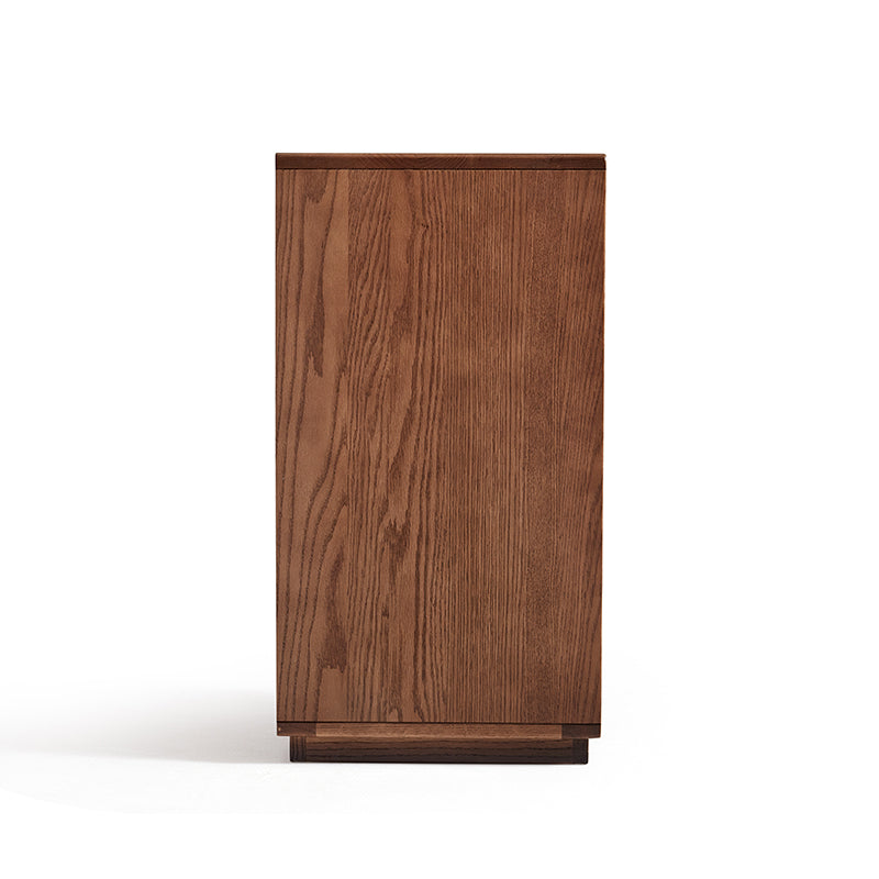 Harriet solid oak chest of drawers in walnut finish – view 12