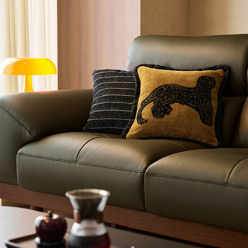 Harry Top-Grain Leather Sofa 240cm / 275cm / 305cm – view 5