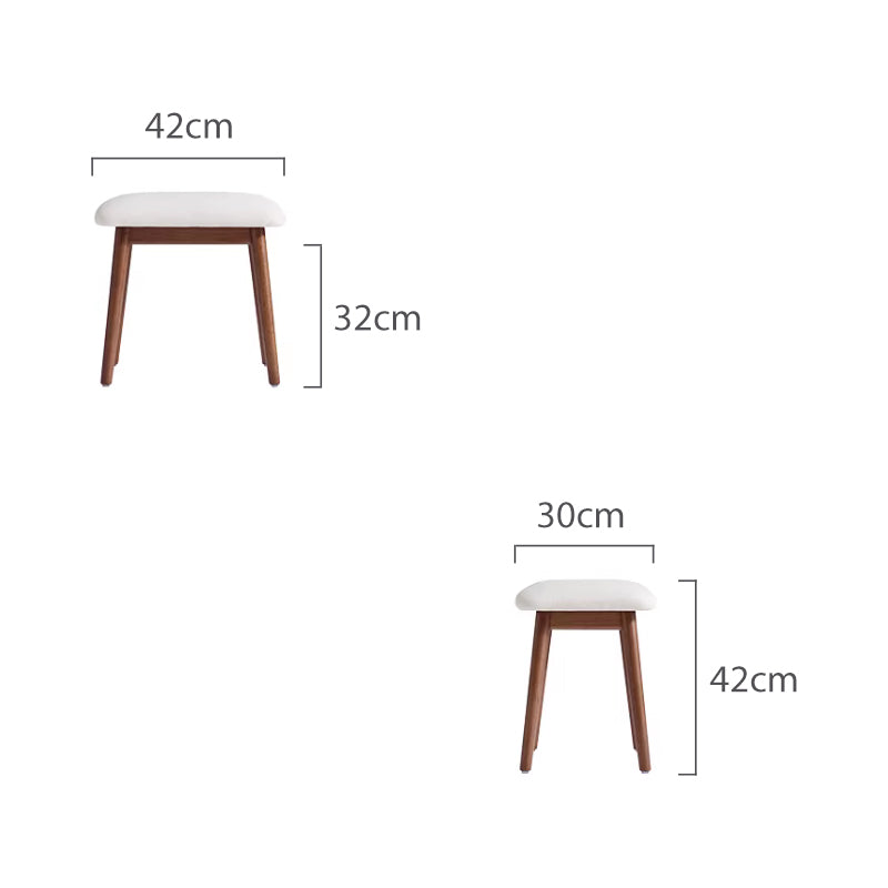 Heathcliff Rubberwood Adjustable Dressing Table, Walnut 3 / 6-Drawer – view 41