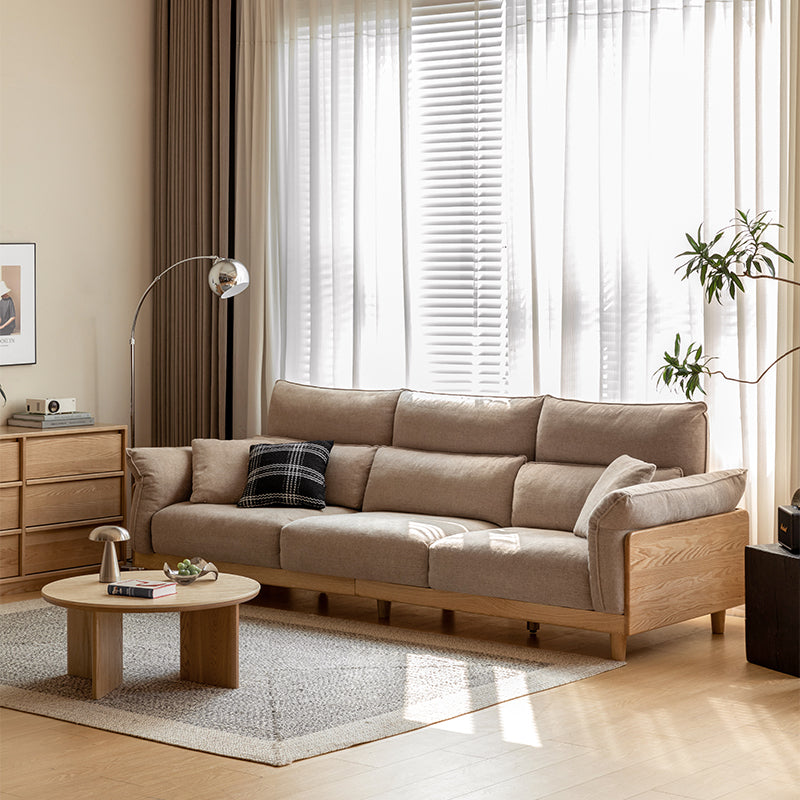 Jonah chenille couch in wheat