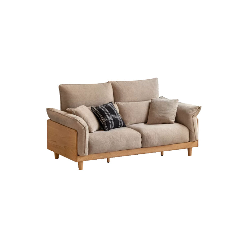 Jonah chenille couch in wheat – Wheat 222cm, view 20
