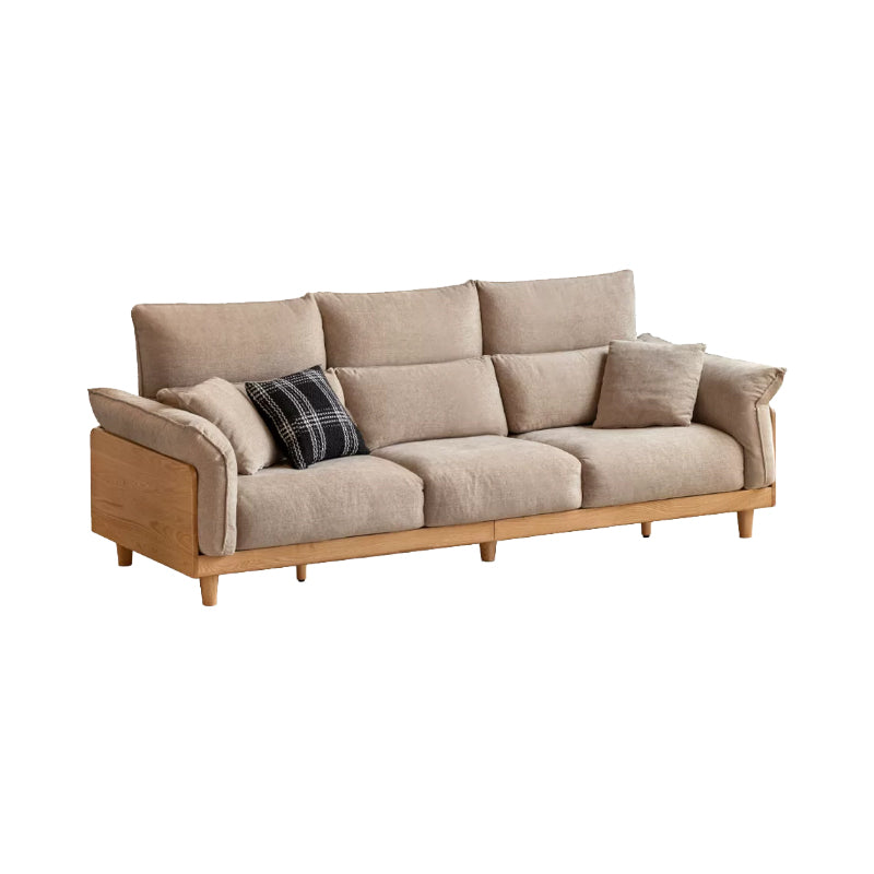 Jonah chenille couch in wheat – Wheat 252cm, view 18