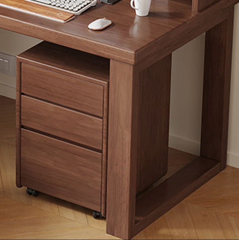 Judith Wooden Side Table with Drawer in Rubberwood 40cm – view 10