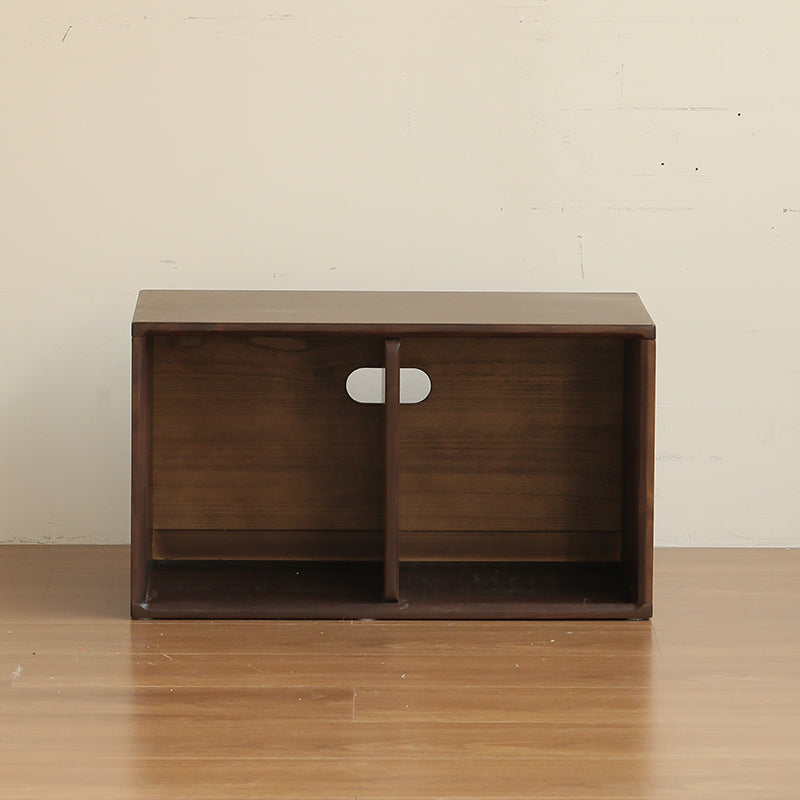 Julius solid black walnut stackable storage cabinet modules – view 16