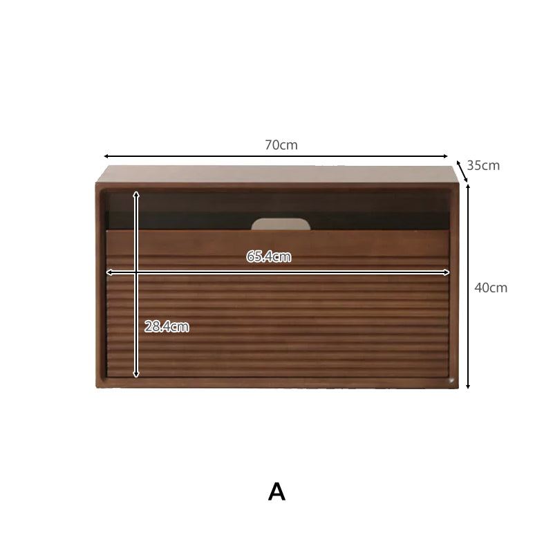 Julius solid black walnut stackable storage cabinet modules – view 25