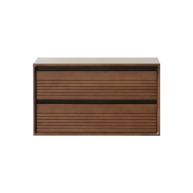 Julius solid black walnut stackable storage cabinet modules – B, view 21