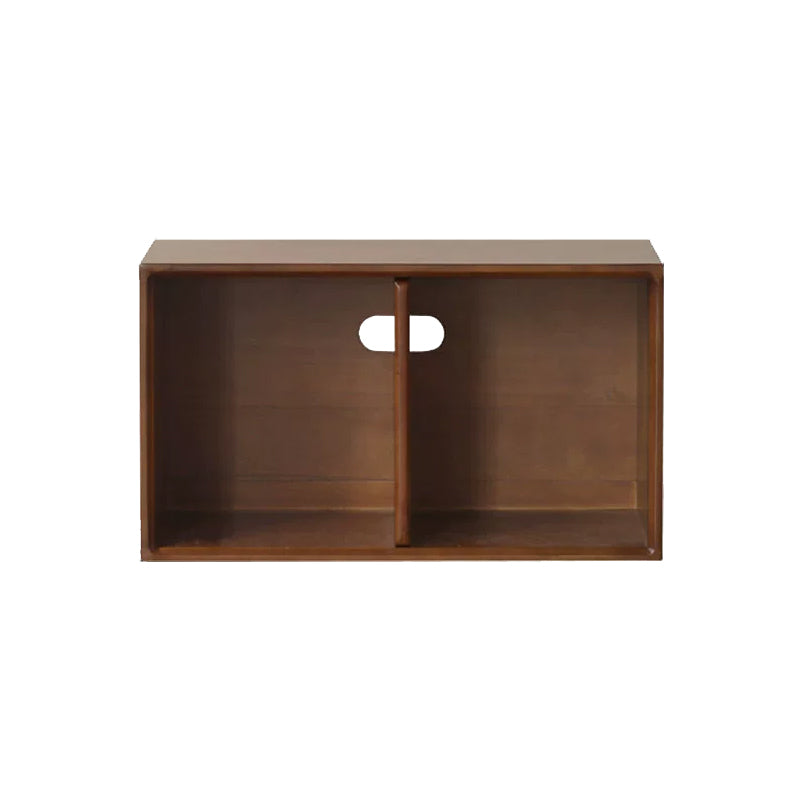 Julius solid black walnut stackable storage cabinet modules – C, view 17