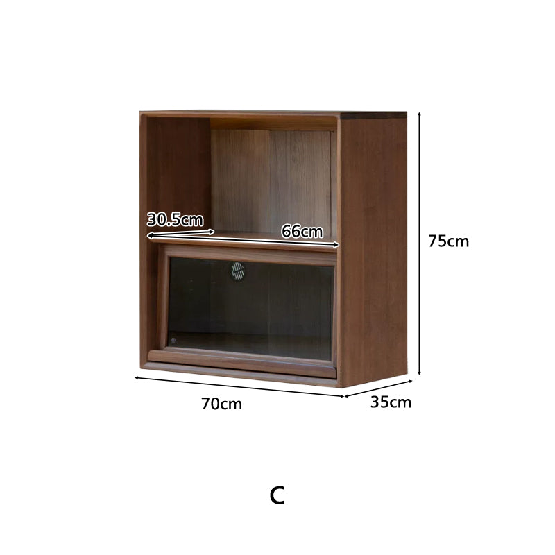 Juniper Solid Merpauh Wood Modular Storage Cabinet 70cm – view 14