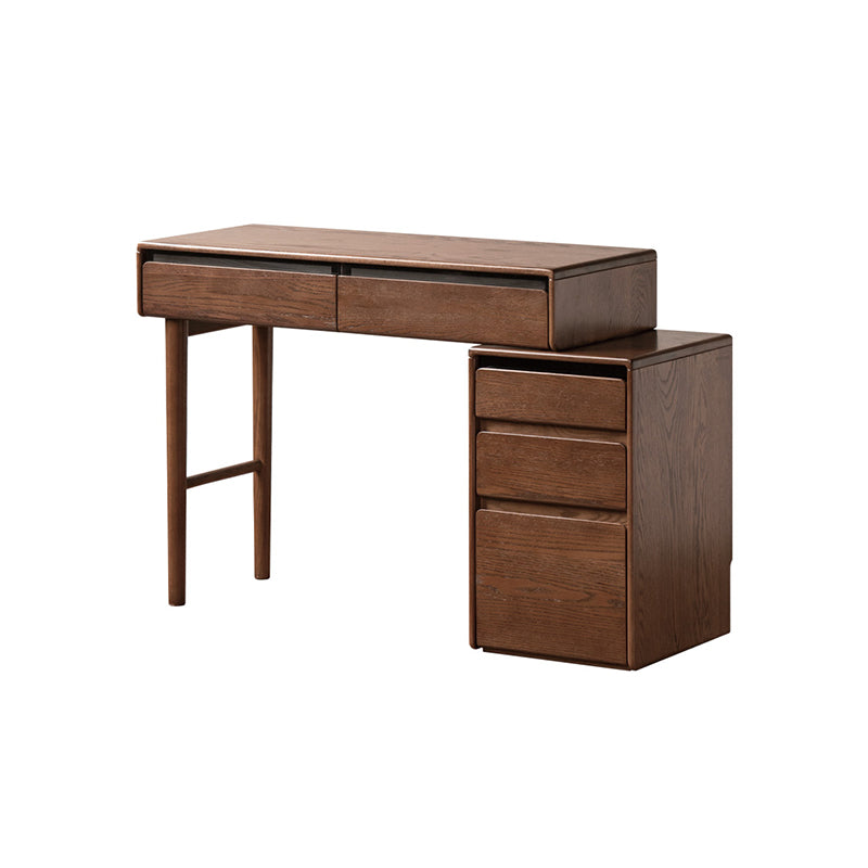 Karl Solid Oak Adjustable Dressing Table with Drawer Cabinet – view 10
