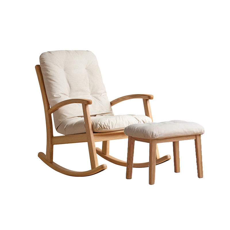 Kathryn Wooden Rocking Chair with Optional Stool – view 6