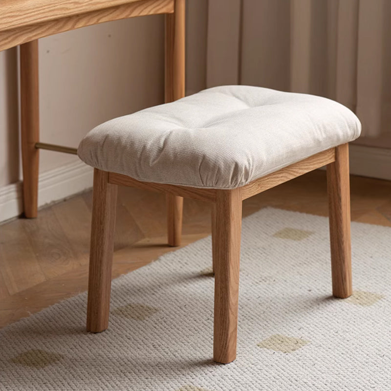 Kathryn Wooden Rocking Chair with Optional Stool – White Stool, view 11