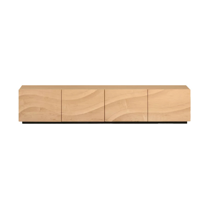 Kelly Solid Hard Maple and Oak Timber TV Unit 220cm 240cm – 220cm, view 8