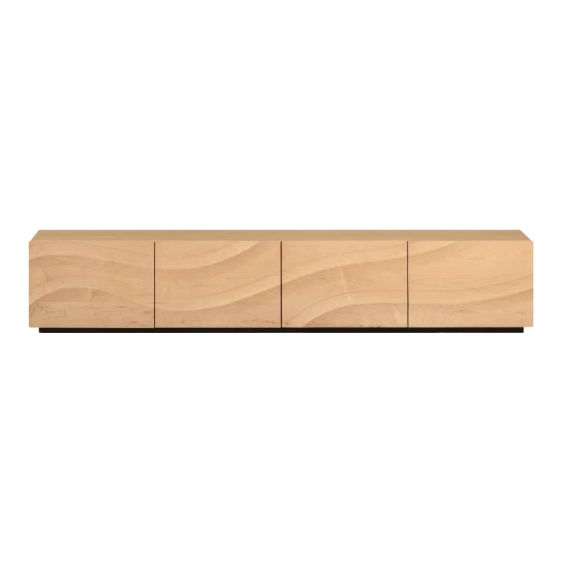 Kelly Solid Hard Maple and Oak Timber TV Unit 220cm 240cm – 240cm, view 10