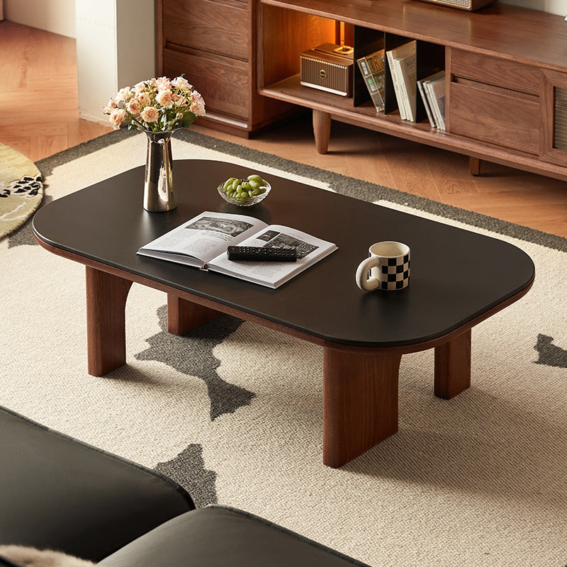 Koree Solid American Oak Coffee Table with Matte Ceramic Top 120cm