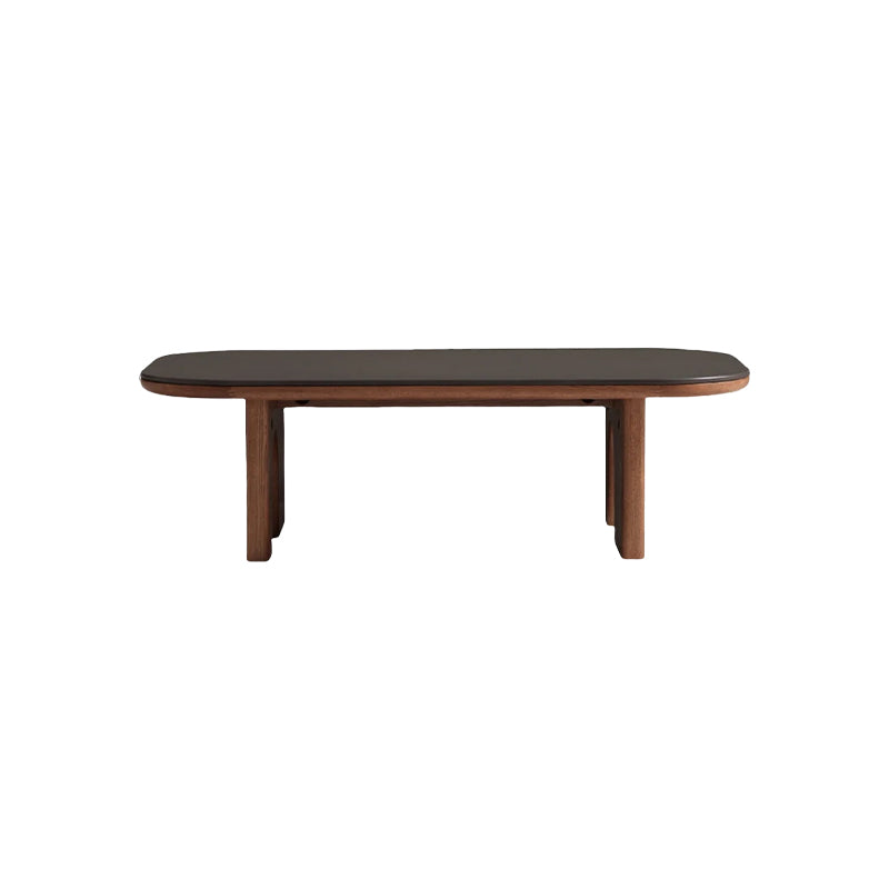 Koree Solid American Oak Coffee Table with Matte Ceramic Top 120cm – view 10