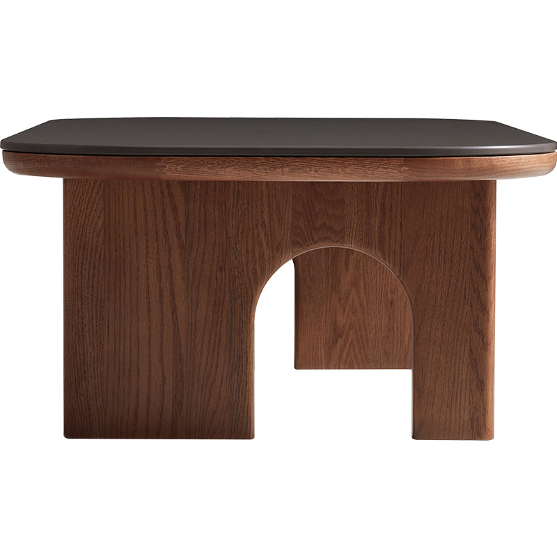Koree Solid American Oak Coffee Table with Matte Ceramic Top 120cm – view 12
