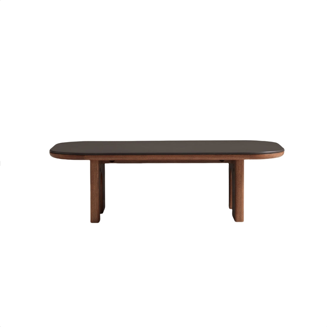 Koree Solid American Oak Coffee Table with Matte Ceramic Top 120cm – view 9