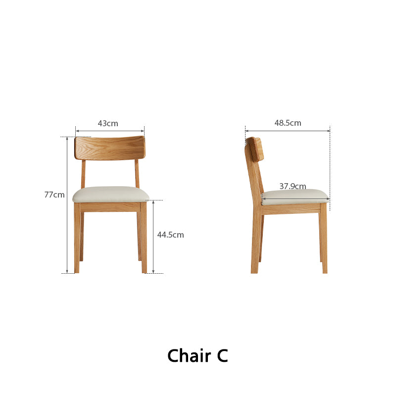 Kya oak and ceramic extendable dining table – view 25