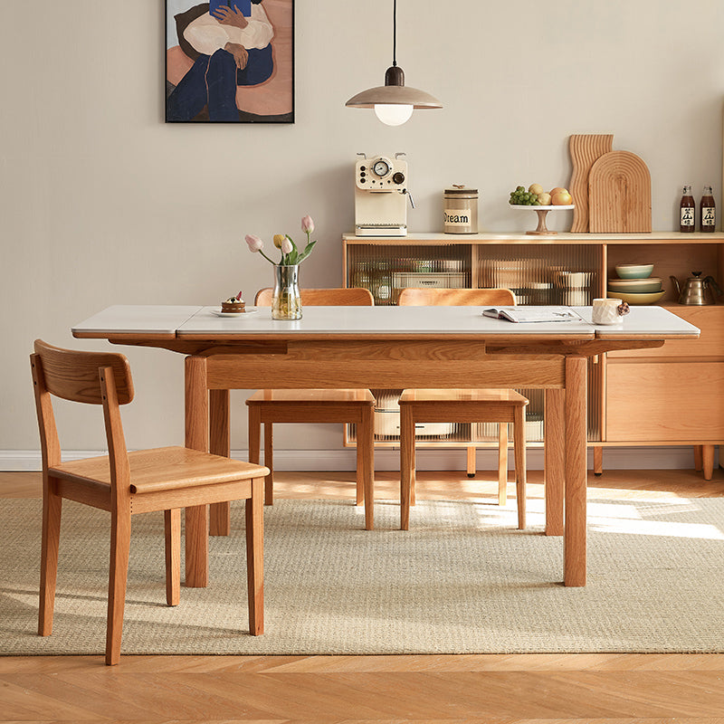 Kya oak and ceramic extendable dining table – view 3