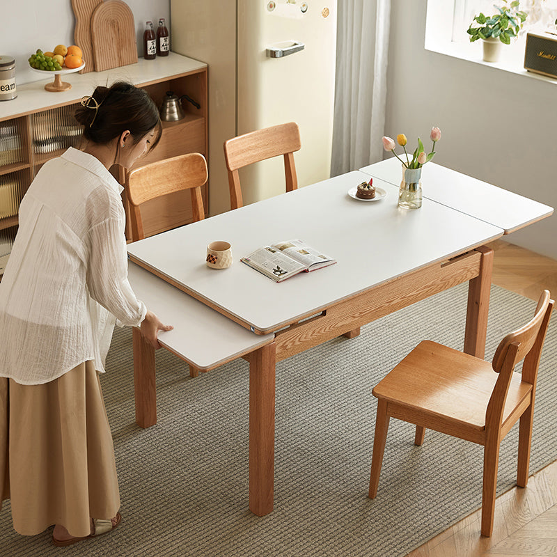 Kya oak and ceramic extendable dining table – view 4