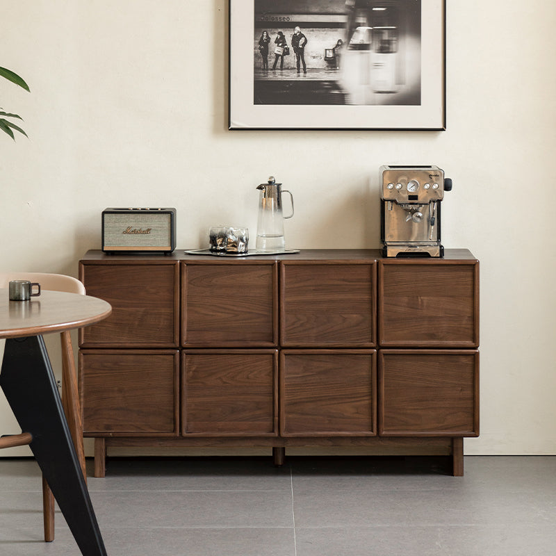 Larkin black walnut dresser in walnut finish