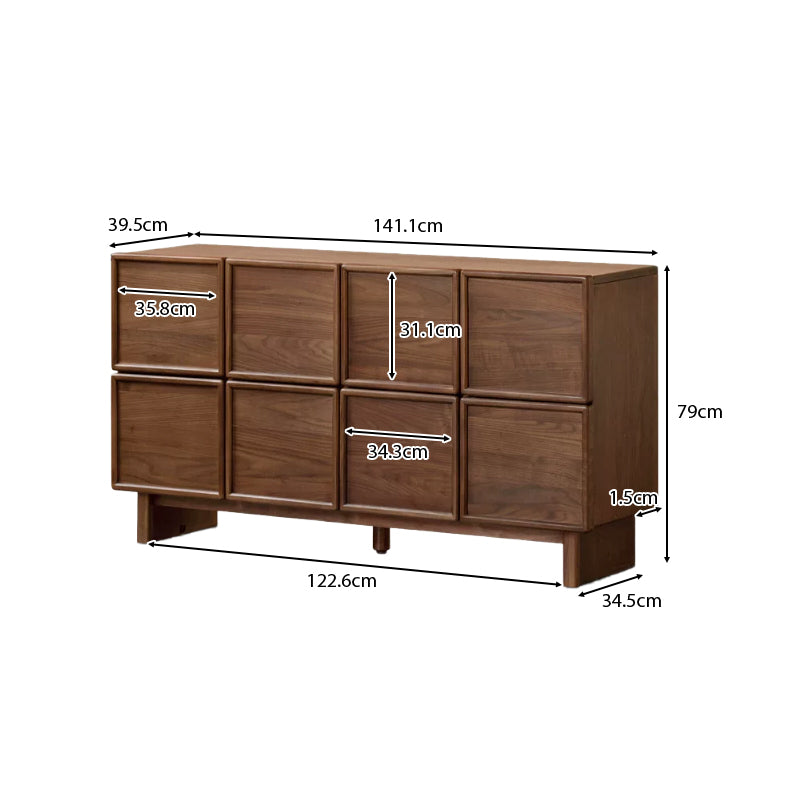 Larkin black walnut dresser in walnut finish – view 13