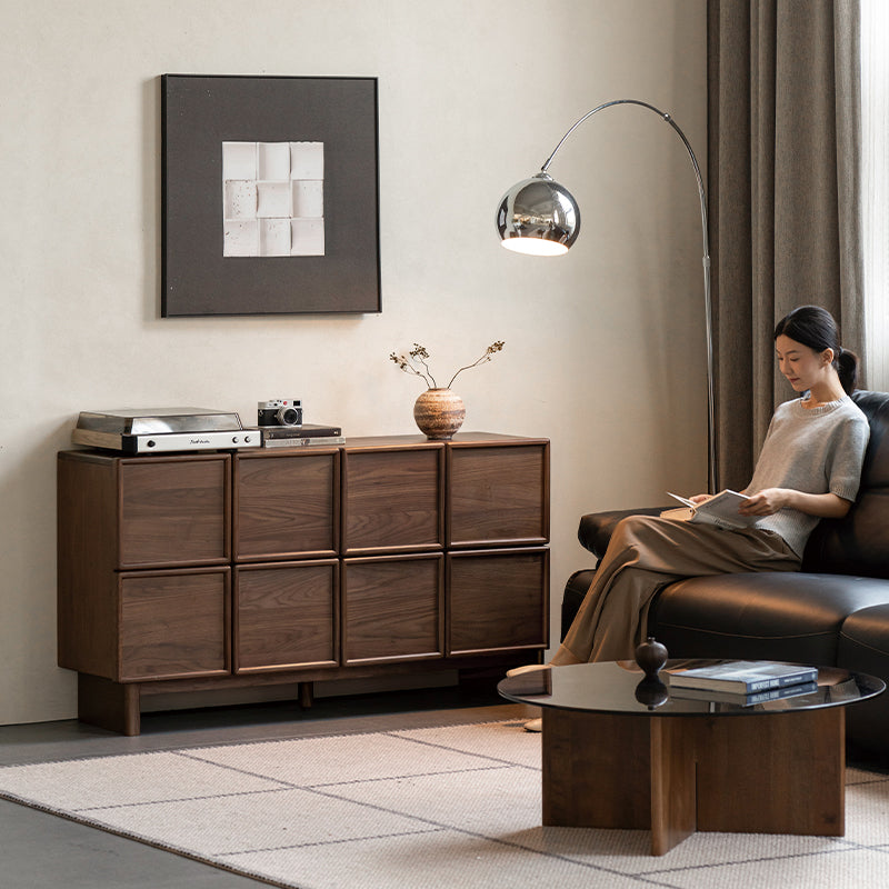 Larkin black walnut dresser in walnut finish – view 2