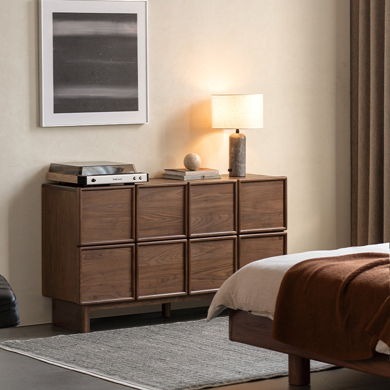 Larkin black walnut dresser in walnut finish – view 4