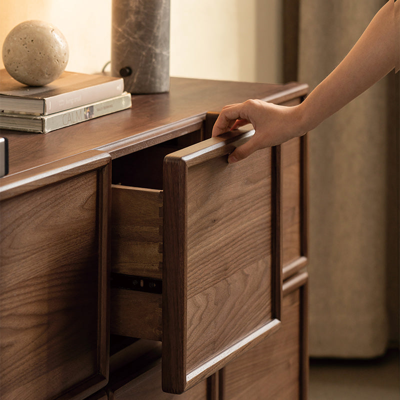 Larkin black walnut dresser in walnut finish – view 8