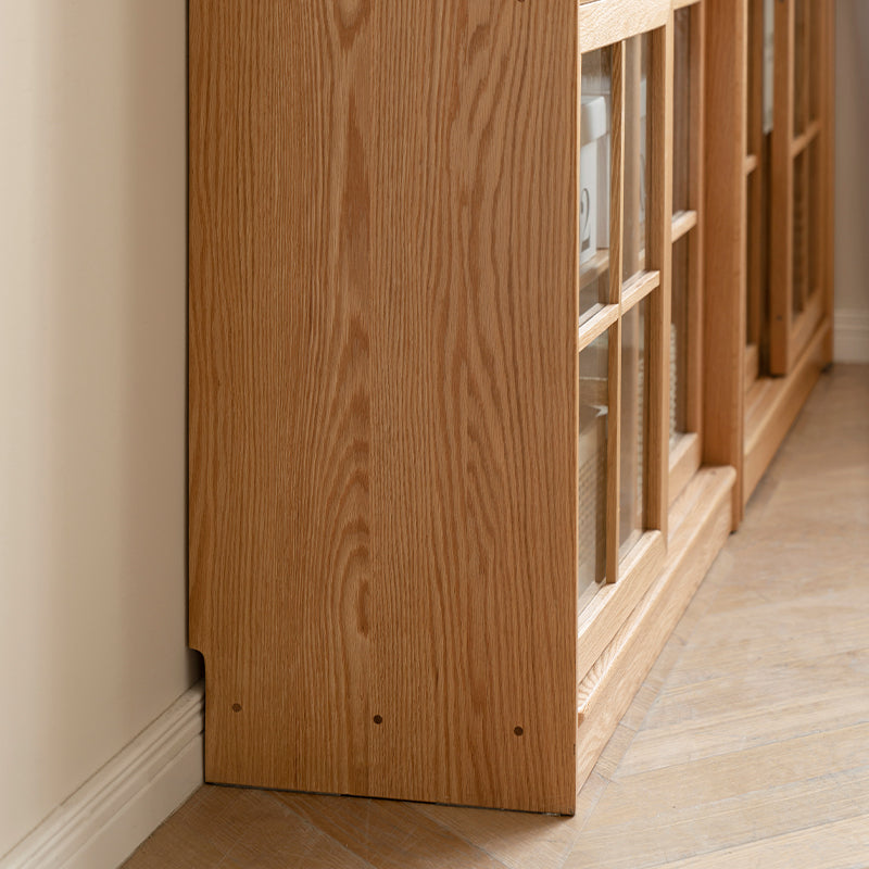 Lore modular solid oak cabinet in natural wood finish – view 3