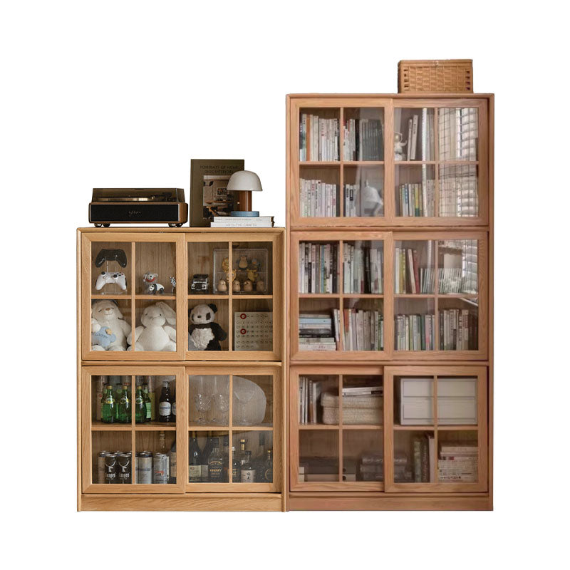 Lore modular solid oak cabinet in natural wood finish – Set 1, view 10