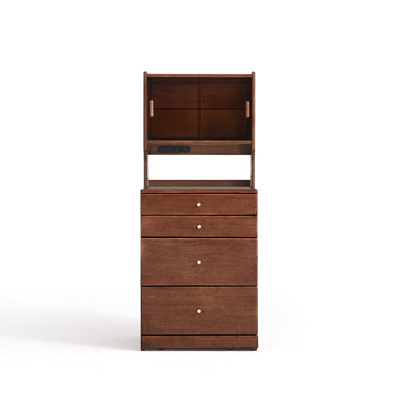 Lorraine rubberwood dressing table in walnut colour – view 17