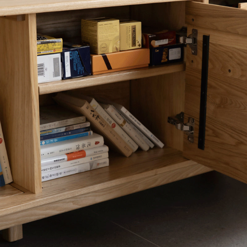 Madeleine wooden TV unit with drawers – view 16