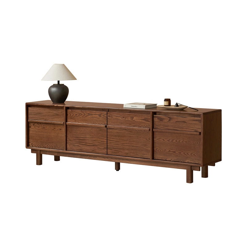 Madeleine wooden TV unit with drawers – view 9