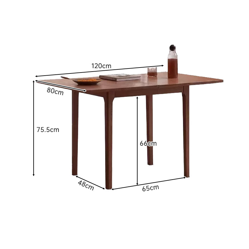 Margot solid American oak folding dining table – view 11