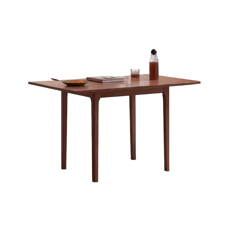 Margot solid American oak folding dining table – Walnut, view 10