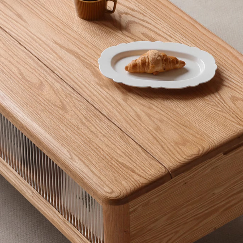 Marilyn Lift-Top Solid American Oak Coffee Table 120cm – view 4
