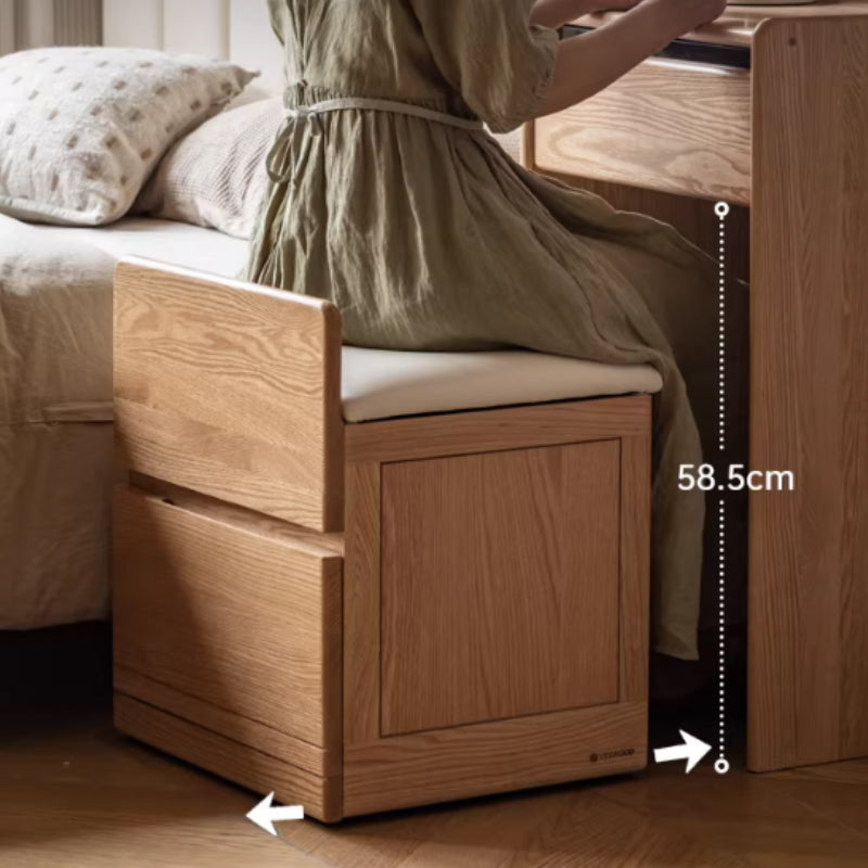Milton Wooden Dressing Table and Bedside Table, Sold Singly or as a Set – view 3