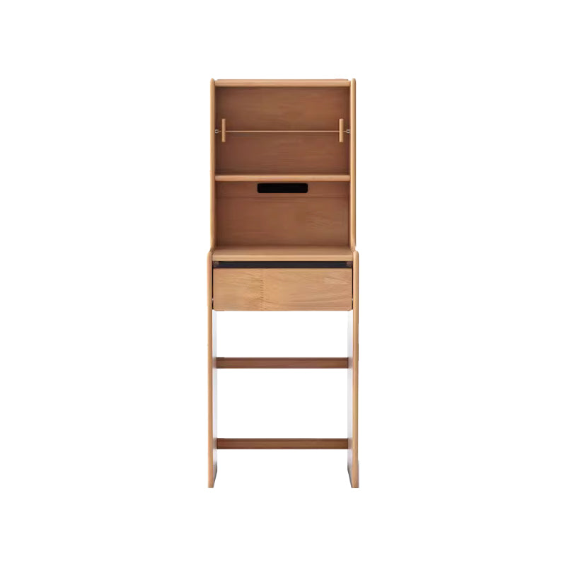 Milton Wooden Dressing Table and Bedside Table, Sold Singly or as a Set – Natural Wood A, view 8