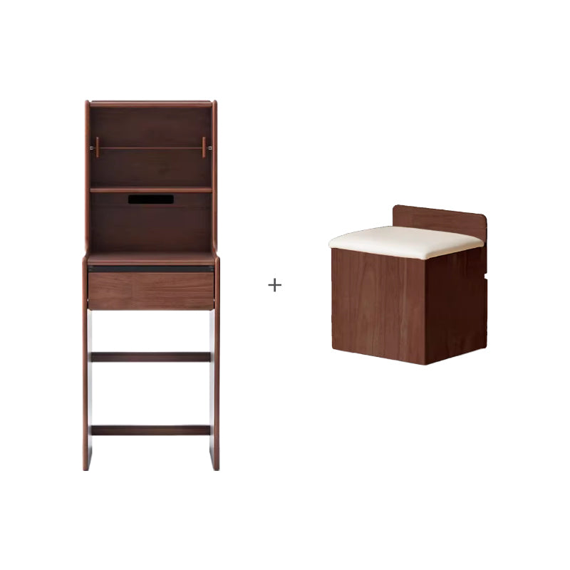 Milton Wooden Dressing Table and Bedside Table, Sold Singly or as a Set – Walnut A+B, view 12